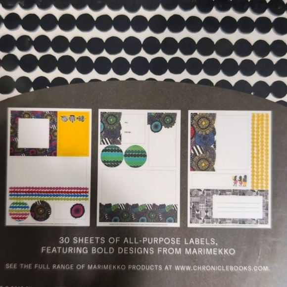 MARIMEKKO BOX OF LABELS NWT - Picture 2 of 6